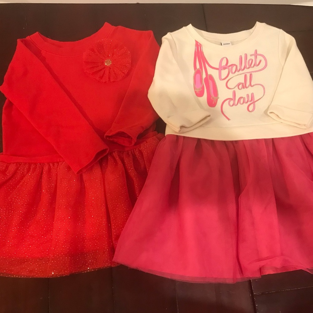 Girls Lot of 2 Dresses Size 2T